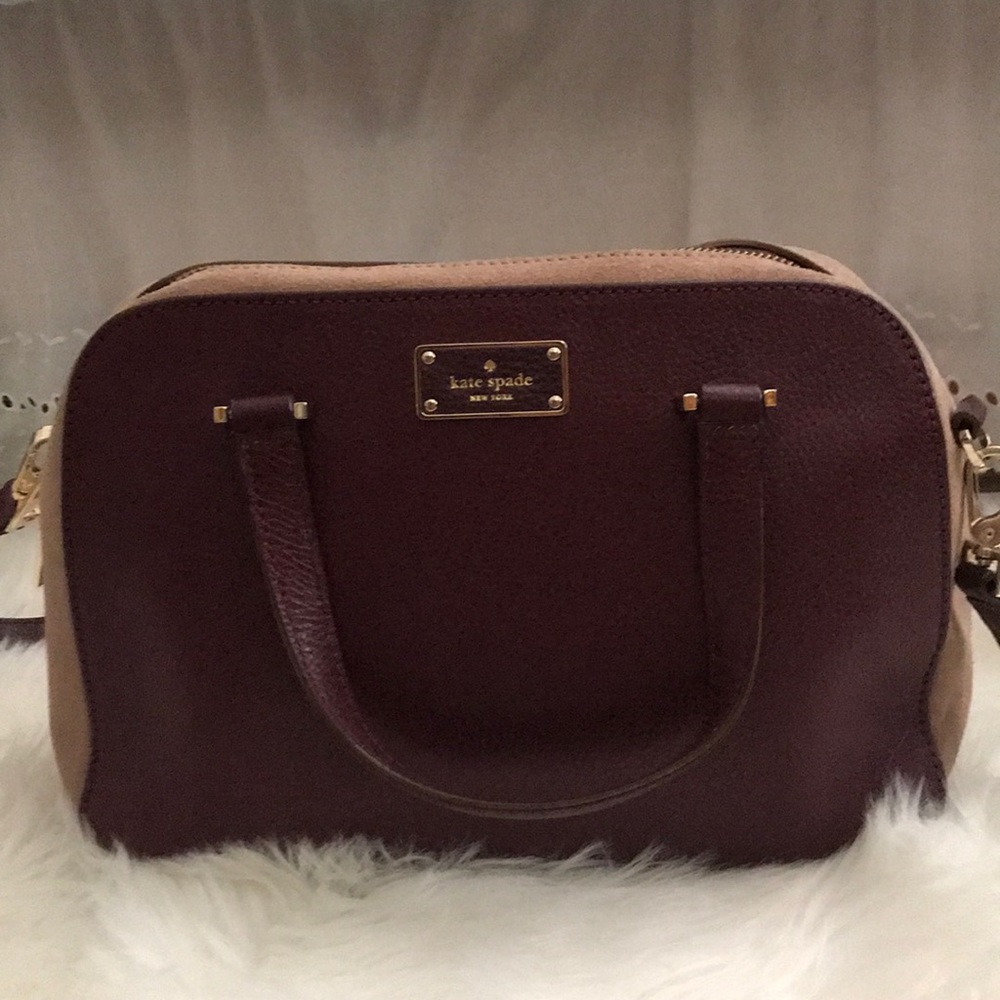 SOLD ON NEXTDOOR Kate spate ♠️ burgundy felix bag - Picture 2 of 8
